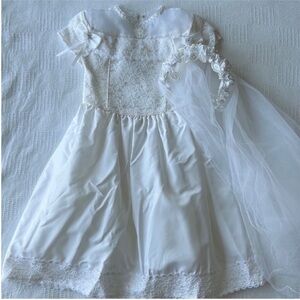 Communion dress/ play wedding dress size 7